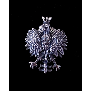 Biżuteria Patriotyczna Orzeł Polski w Koronie Wpinka Mała Srebro pr.925, 25x20 mm 3,5g-0