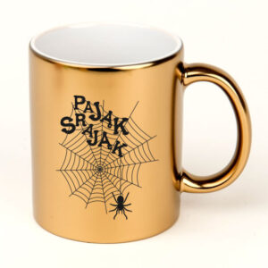Złoty kubek z pająkiem  325ml