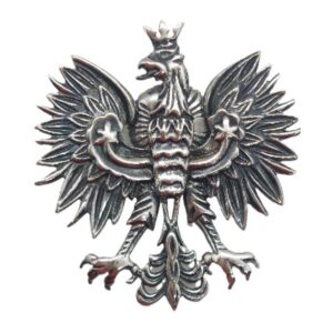 Biżuteria Patriotyczna Orzeł w Koronie wpinka srebro pr.925, 35x35 mm